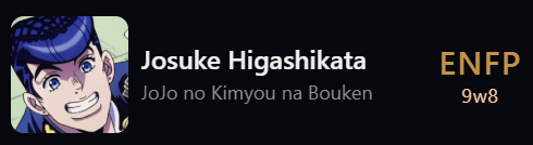 josuke ENFP